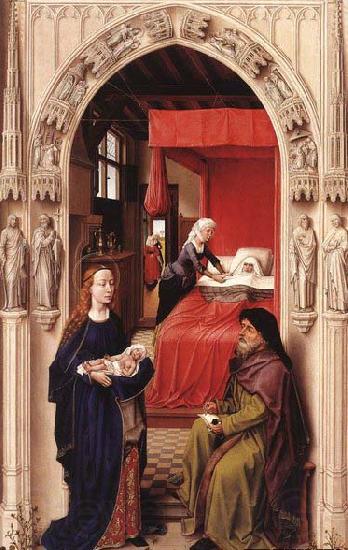 WEYDEN, Rogier van der St John Altarpiece Spain oil painting art